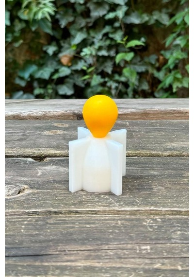 Rufus Concept Balon Elips Büyük Silikon Mum Kalıbı