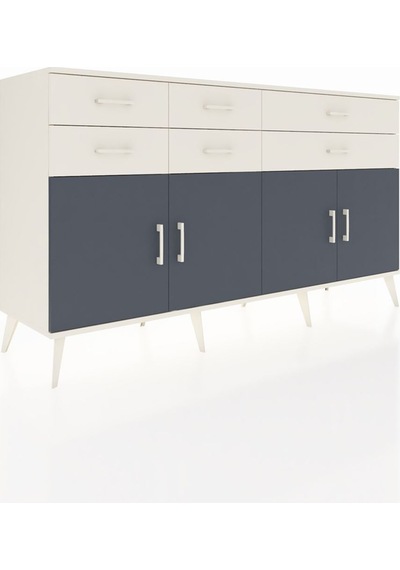 Hyperion Konsol 3 Raflı 6 Çekmeceli 4 Kapaklı 176x44x99 Aytaşı-antrasit/aytaşı Aytası/antrasıt - Aytası Hyperion Konsol 3 Raflı 6 Çekmeceli 4 Kapaklı 176x44x99 Aytaşı-antrasit/aytaşı Aytası/antrasıt - Aytası