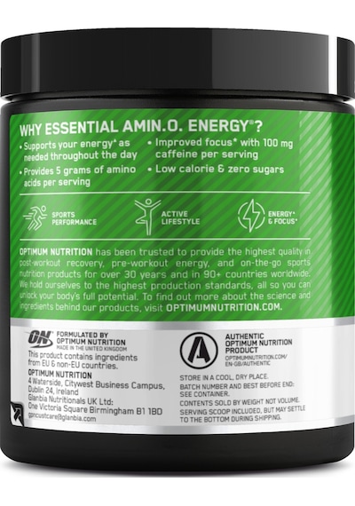 Amino Energy Limon & Lime 270g 30 Servis Limon - Misket Limonu