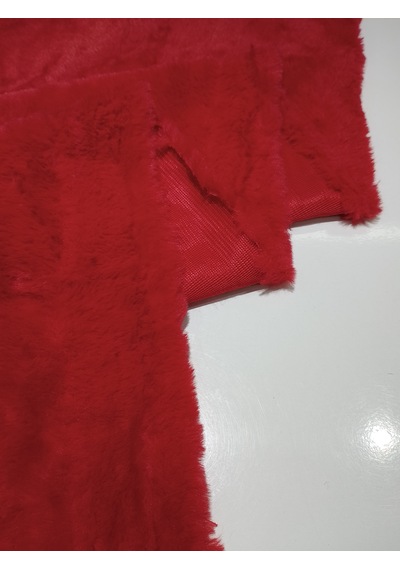 Toskana Peluş Kumaş Kırmızı