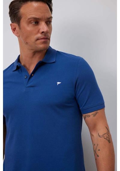 DeFacto %100 Pamuk Slim Fit Dar Kesim Polo Yaka Kısa Kollu Tişört D7665AX25SPBE815