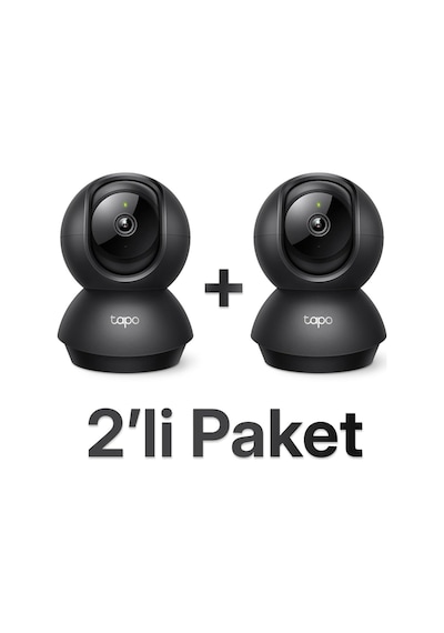 Tapo C211 2-pack 2k 3mp Yatay Ve Dikey Ev Güvenliği Wi-fi Kamerası 2'li