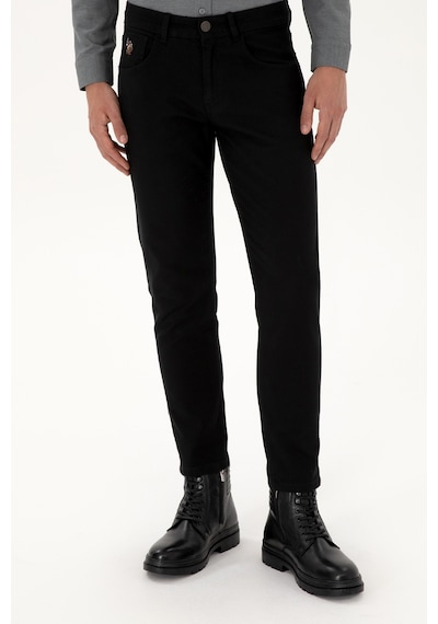 U.S. Polo Assn. Erkek Siyah Kanvas / Chino Pantolon 50310340-VR046