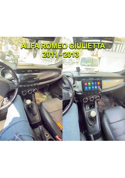 Snp Serisi Alfa Romeo Giulietta 2011-2013 Uygun 9 İnç 8-128 Gb 8 Çekirdekli Carplay & Anroid Auto Multimedya 9"