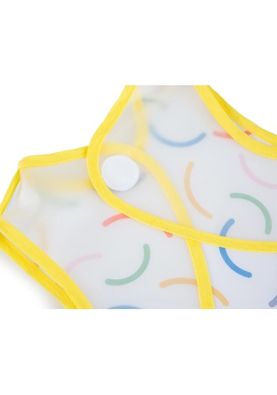 Babyjem Leke Tutmaz Giymeli Mama Önlüğü Pembe Puzzle
