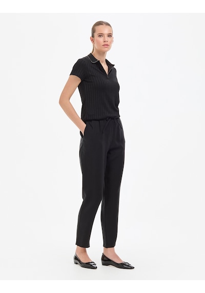 Pierre Cardin Kadın Siyah Pantolon Kanvas-chino 50318197-vr046
