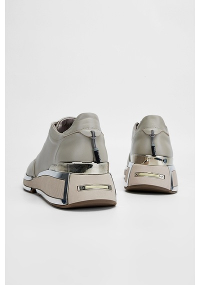 Valmenti Kadın Vizon Hakiki Deri Sneakers & Spor Ayakkabı 1011 6371 Bn Ayk Sk23/24 Vizon