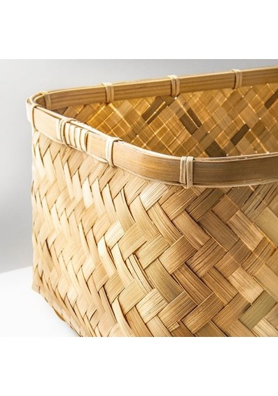 Ikea Mjölkkanna Sepet, Bambu, 25x35x18 Cm