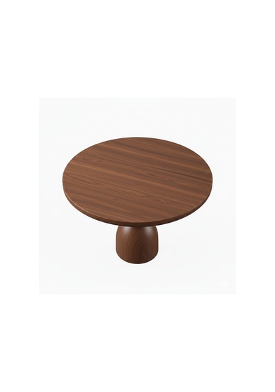 Orbis Yuvarlak Ahşap Yemek Masası 120x120 Ceviz Orbis Yuvarlak Ahşap Yemek Masası 120x120 Ceviz