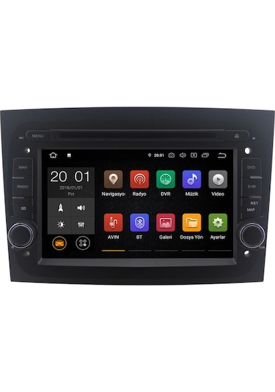 Fiat Doblo 2 Gb Ram 16 Hafıza Navigasyon Multımedya Tv Usb K N11.2938