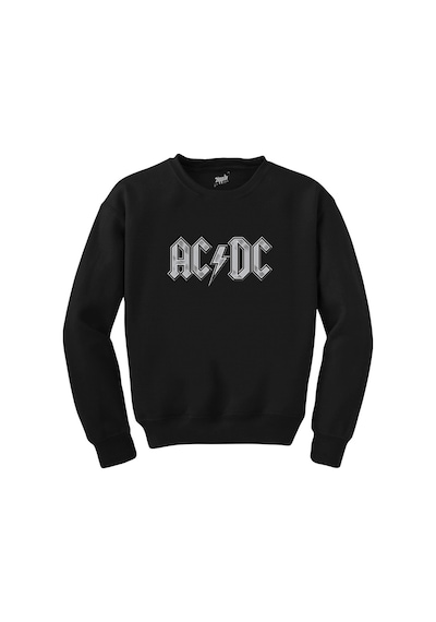 Ac Dc Logo Classic Siyah Sweatshirt