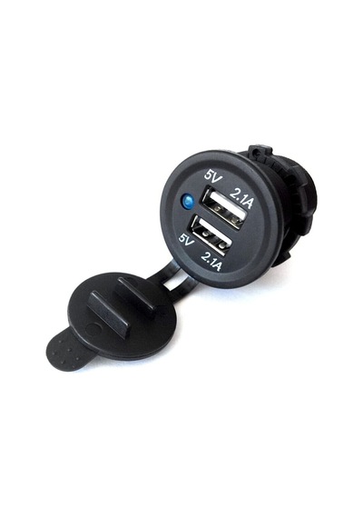 Aghbilgisayar 2 Usb Şarj Soketi Güç Çıkışı 1A - 2.1A Su Geçirmez Tekne Araba 552308270