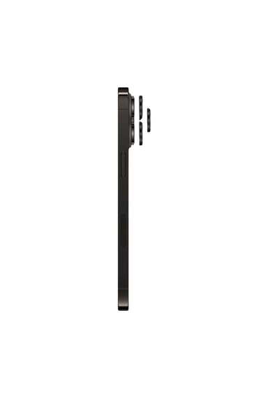 Safeus Safir Temperli Kamera Lens Koruyucu Apple Uyumlu iPhone 14 Pro Max Ve İle Siyah
