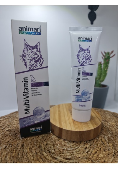 Animari Multi-vitamin Paste 100ml Kedilerin Gelişimi Için