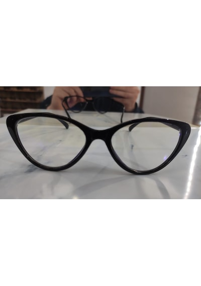Vivera Siyah C01 Kadın Mavi Işık Korumalı Ekran Cat Eyes Gözlüğü