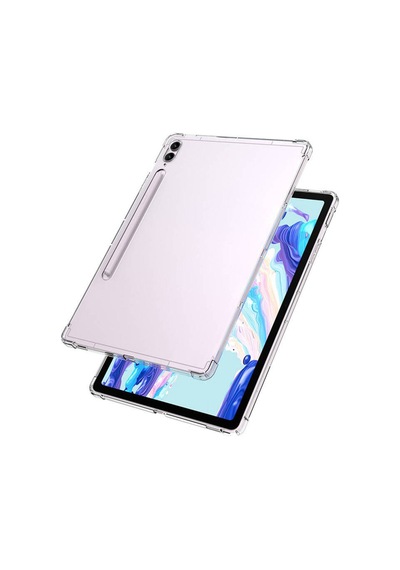Galaxy Uyumlu  Tab S9 Ultra Kılıf - Bls Store Tablet Nitro Anti Shock Silikon Kapak-renksiz Arka Kapak