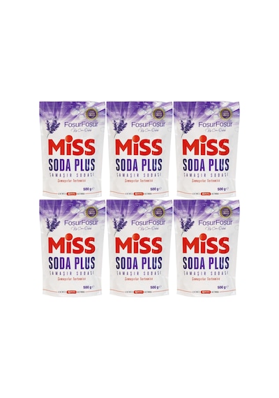 Miss Soda Plus Çamaşır Sodası 500 Gr Lavanta 6lı Set Tplm 3000 Gr