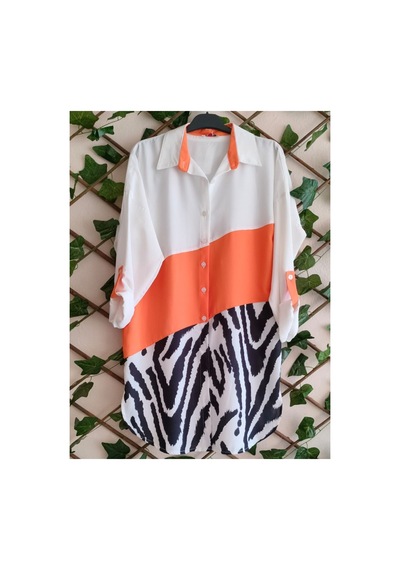 Çınar Boutique Tunik Gömlek Orange Orange