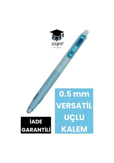 0.5 Mm Versatil Uçlu Kalem Pastel Renkler Yüksek Kalite Mekanizma Amerika Markası Writech Mavi