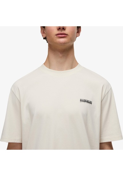Napapijri S-small Box Erkek Bej T-shirt Np0a88trn1j1