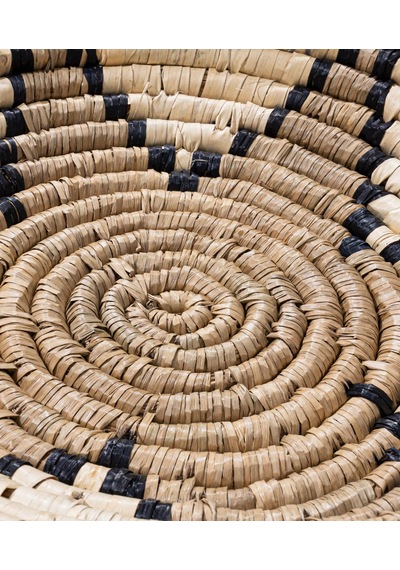 Meander Natural Bambu Afrikan El Yapımı Yıldız Duvar Tabağı Dekoru 8820 Natural-35 X 7 Diğer