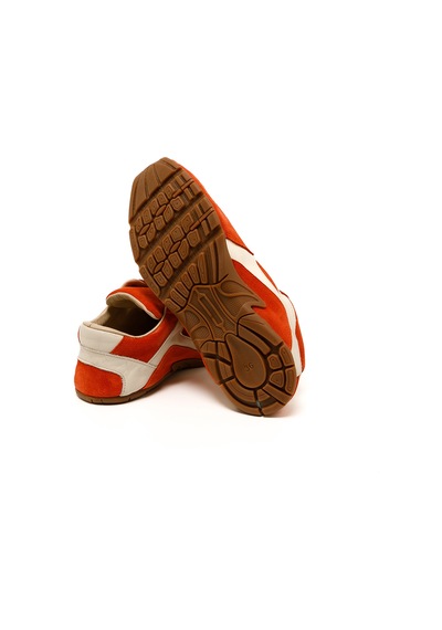 Sneaker Günlük Kadın Rc-25y-187-mıu1005 John May Oranj Süet-bej Cilt Oranj Süet-bej Cilt Turuncu - Bej