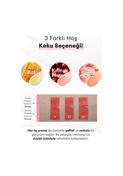 Bal Ve Süt Özlü Besleyici Nemlendirici Dudak Maskesi A'pıeu Honey & Milk Daily Lip Mask Peach 07061289