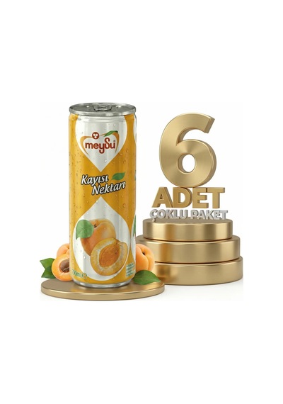 Meysu Kutu Kayısı 6x330 Ml