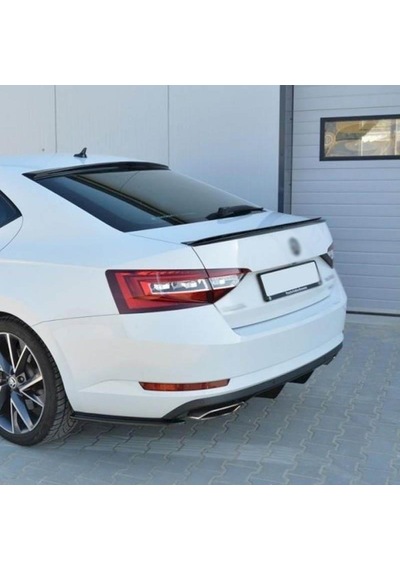 Skoda Süper B İçin Uyumlu Spoiler Piano Black 2015-2019