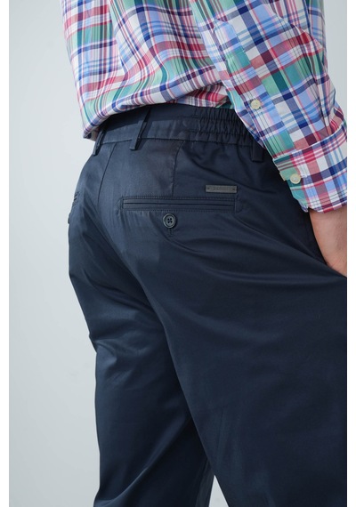 Bisse Erkek Lacivert Pamuklu Comfort Lastikli Bağcıklı Spor Pantolon Pns25y25102 D39 Lacivert