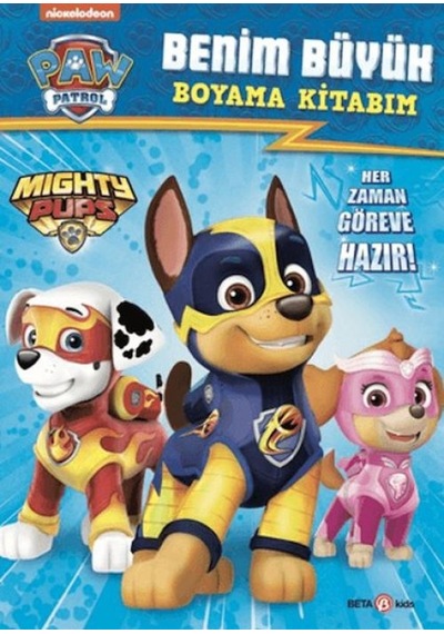 Paw Patrol Benim Büyük Boyama Kitabım - Ezjı-671208
