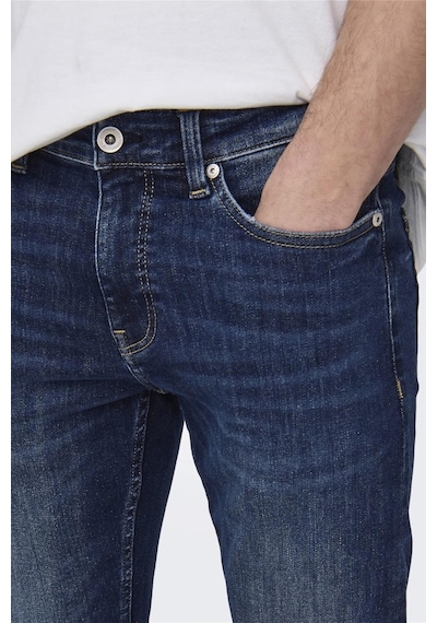 Only & Sons Onswarp Skınny Db 9096 Dcc Dnm Noos 22029096 Mavi 001