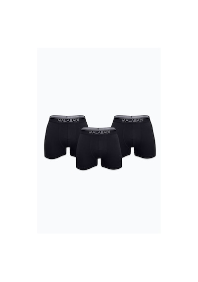 Malabadi Erkek Siyah 3 Lü Premium Collection Modal Boxer 3m252 Siyah