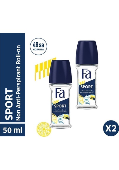 Fa Sport Roll-On 50 Ml X 2 Adet