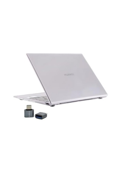 Matebook 14 Kılıf Uyumlu Kristal Parlak Şeffaf Sert Hard Case İnce Hafif Çizilme Koruma 2018-2020 14 İnç Şeffaf