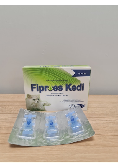 Fibroes Kedi Damlası Dış Parazit 3 Pipet