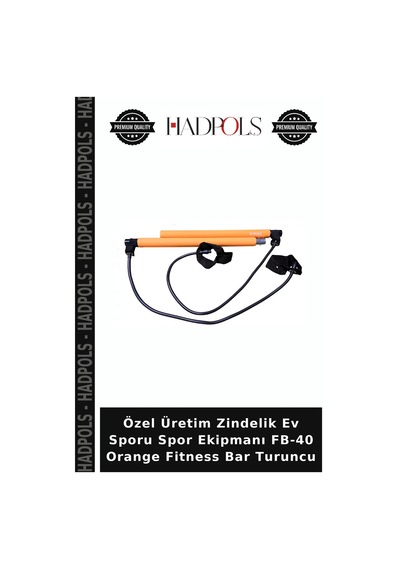 Özel Üretim Zindelik Ev Sporu Spor Ekipmanı Fb-40 Orange Fitness Bar Turuncu