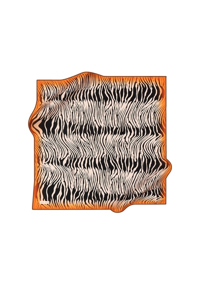 Aker 90x90 P.c Crepe Saten Bej-turuncu Bej-turuncu
