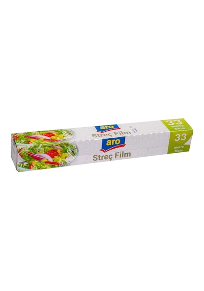 Aro Kutulu Pvc Streç Film 7,5 Micron 30cm 33 M 3'li Ekonomik Paket - 3 Adet Tarı