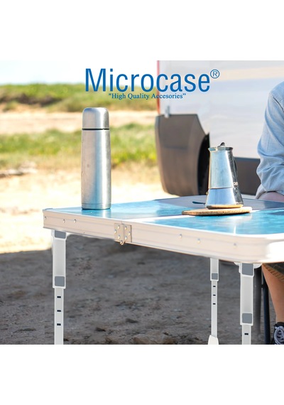 Microcase Metal Katlanabilir Yükseklik Ayarlı Masa Ve Sehpa Ayak Takımı 4 Adet Al5059 Beyaz