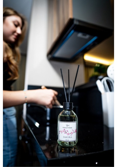Vivaldi Home Sakura Çiçeği Çubuklu Oda Kokusu Esansiyel Uçucu Yağ 100 ML
