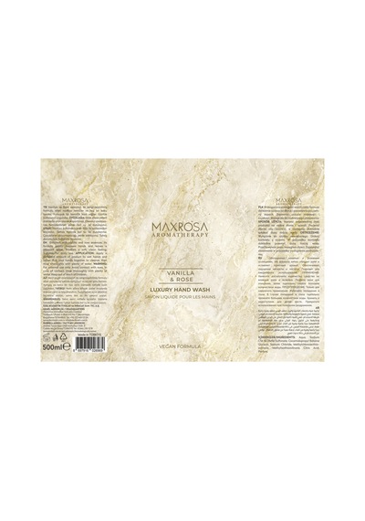 Maxrosa Aromatherapy Vanilla & Rose Sıvı Sabun 500 Ml