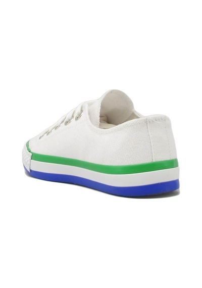Kanuga Magl1208 Beyaz Unısex Çocuk Bağlı Kısa Converse Beyaz