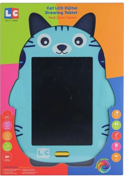 Nessiworld Lc-31070 Kedi Çizim Tableti 8.5 İnç Çok Renkli
