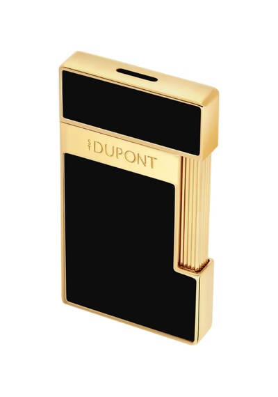 S.t. Dupont Lacquered Slimmy Siyah Puro Çakmağı 28222