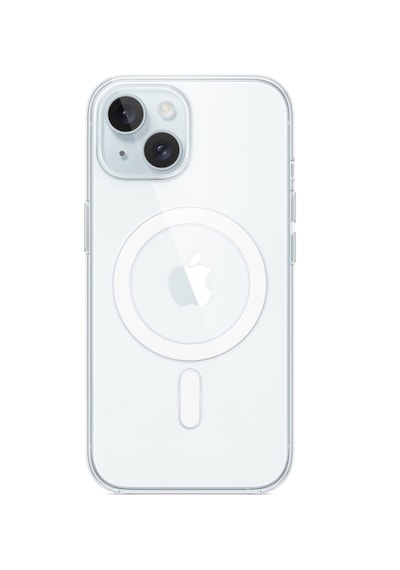 Schitec Apple Uyumlu iPhone 15 Magsafe Özellikli Şeffaf Kılıf