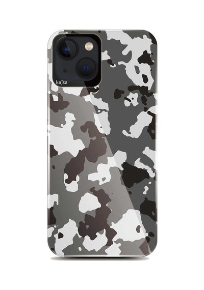 Kajsa Apple Uyumlu iPhone 13 Kılıf Asker Desenli Kajsa Camo Kapak ZORE-219790