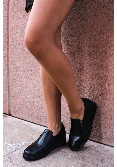 Fast Step Hakiki Deri Kadın Casual Ayakkabı 411za717 001