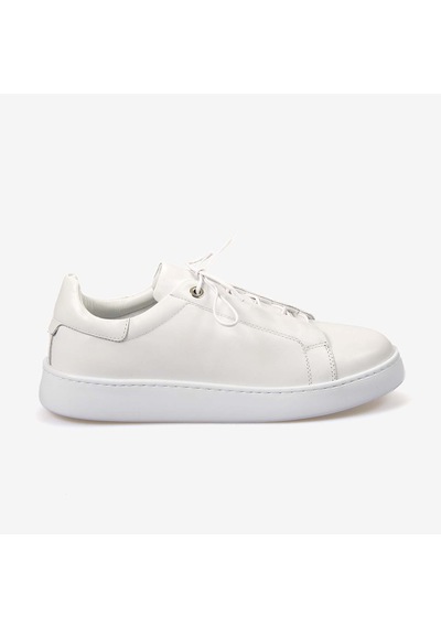 Kemal Tanca Erkek Eva Taban Hakiki Deri Casual Spor & Sneaker Ayakkabı 4444 Beyaz