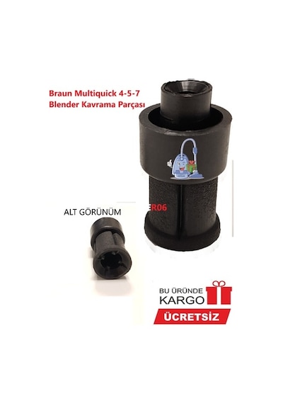 Braun Blender Kavrama Parçası (Motor Dişlisi) (471586774) Uyumlu
